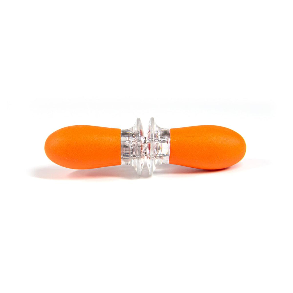 A Grand Fusion Housewares, LLC corn on the cob holders with stainless steel prongs & silicone grips - perfect for XSpecial events and meat lovers.
