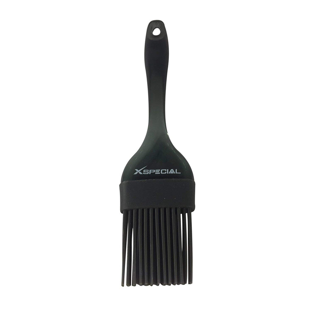 A black XSpecial Cooking Baster Brushes 3 Pack with a handle on a white background.