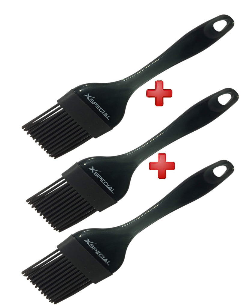 Three XSpecial Cooking Baster Brushes on a white background.