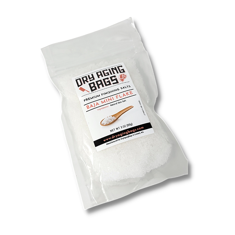 A bag of Premium Salt Bundle by DryAgingBags™, perfect for XSpecial foodies and meat lovers.