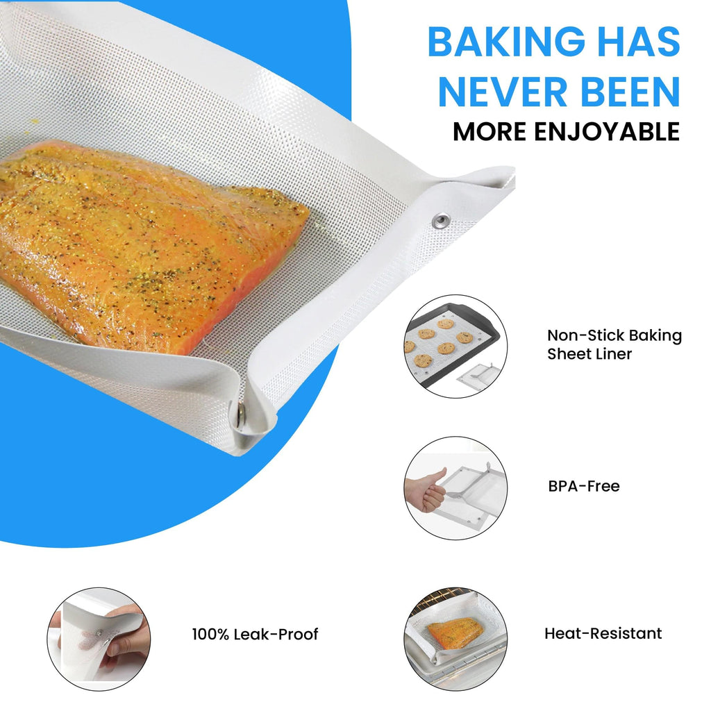 Grand Fusion Housewares, LLC Baking Mat combined with the Blade Meat Tenderizer Tool, making baking for foodies an enjoyable experience.