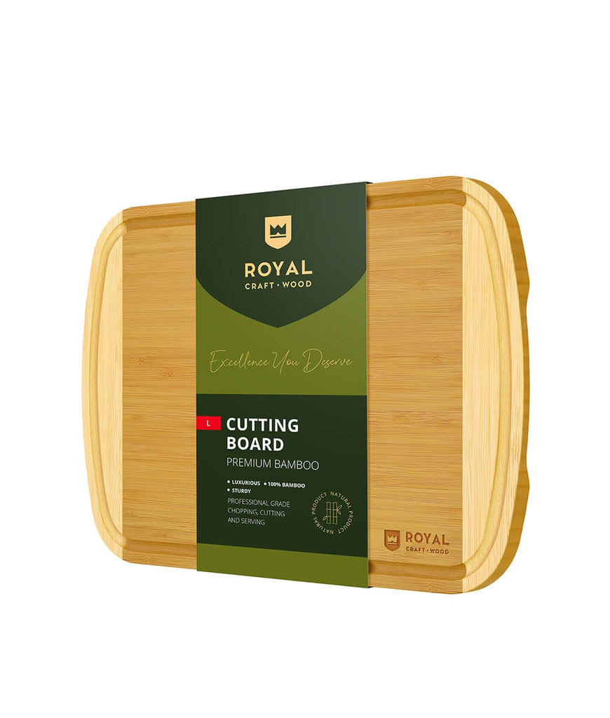 A luxurious cutting board with a royal touch, perfect for foodies.