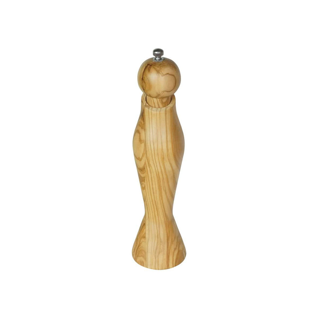 An OLIVEWOOD PEPPER MILL by Peterson Housewares & Artwares showcased on a white background.