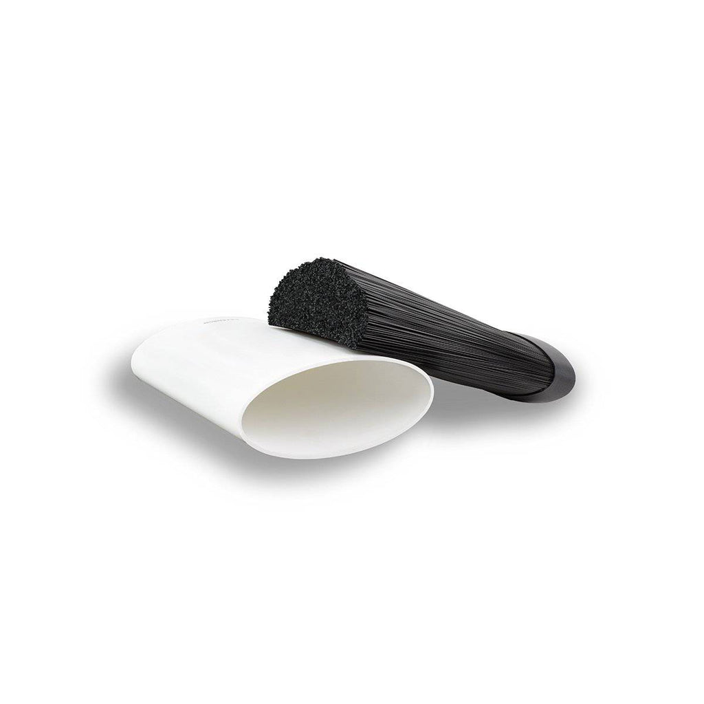 A Peterson Housewares & Artwares UTILITY KNIFE BLOCK (Oval/WHITE) perfect for XSpecial Marketplace foodies on a white surface.