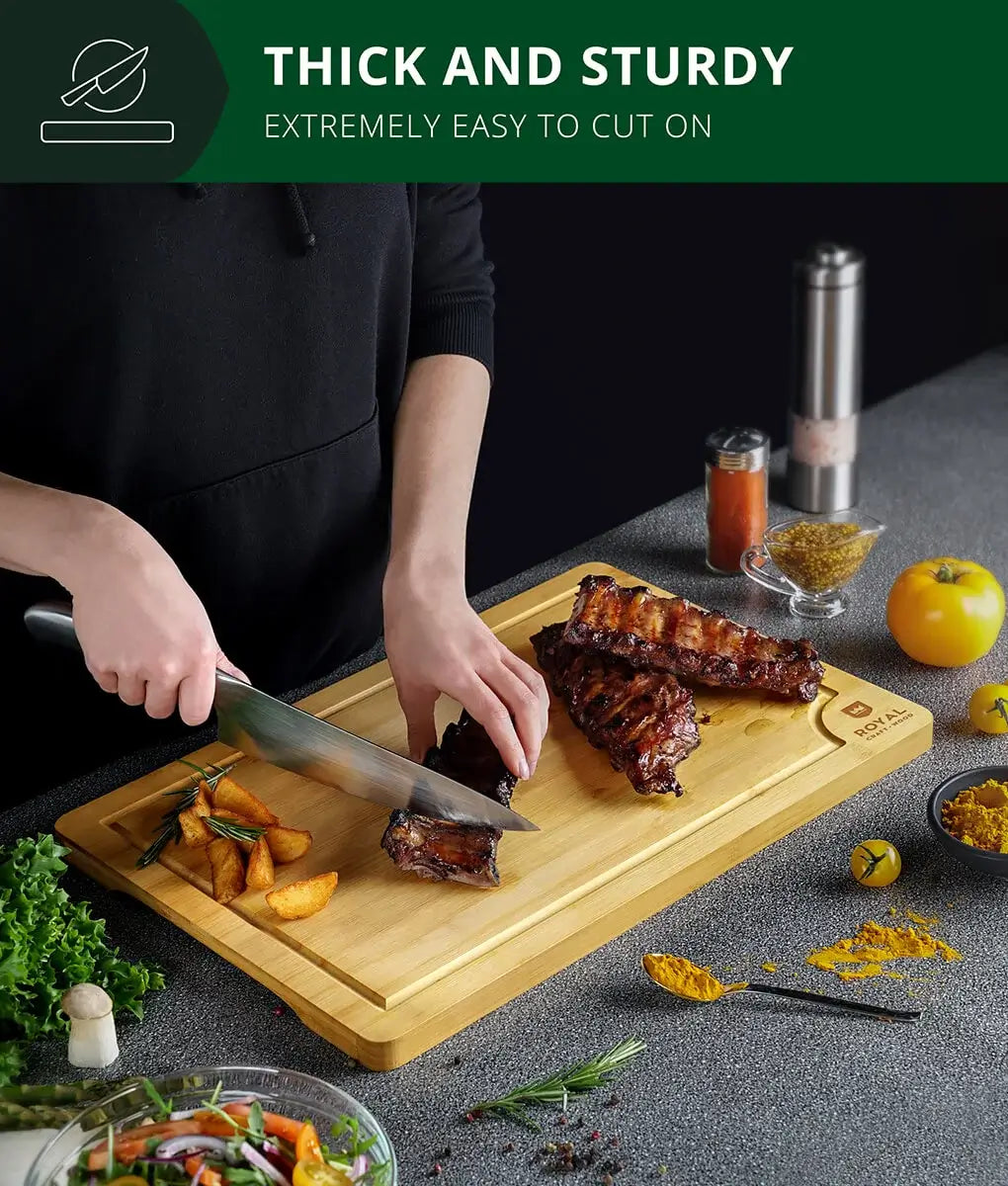 Royal Craft Wood Luxury Wood Cutting Board For Kitchen - Chopping