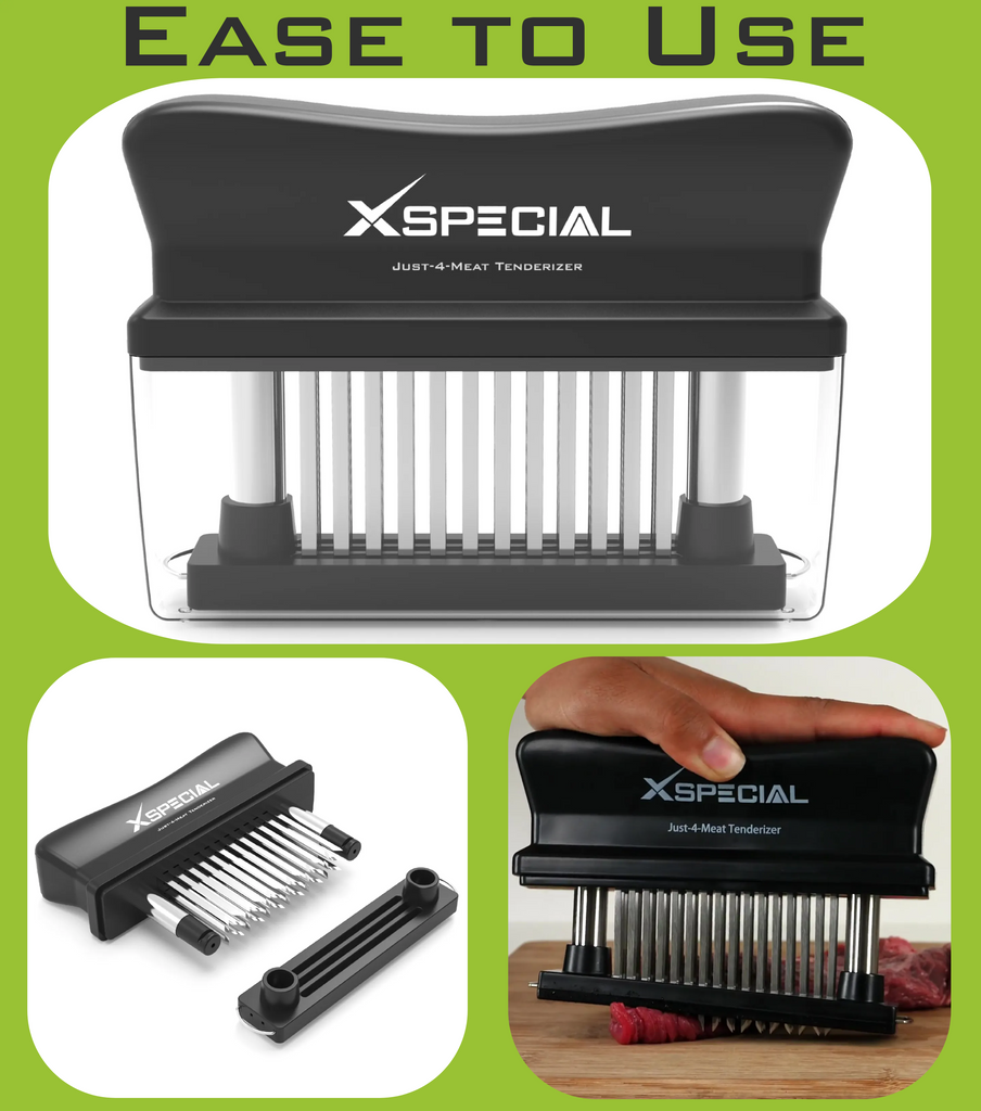 XSpecial Meat Tenderizer Tool - easy to use.