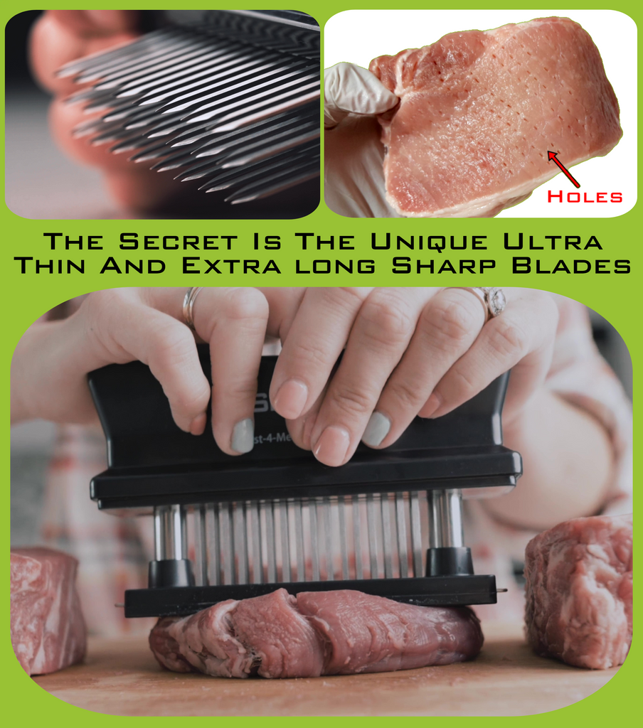 The secret is the unique XSpecial Meat Tenderizer Tool loved by foodies.