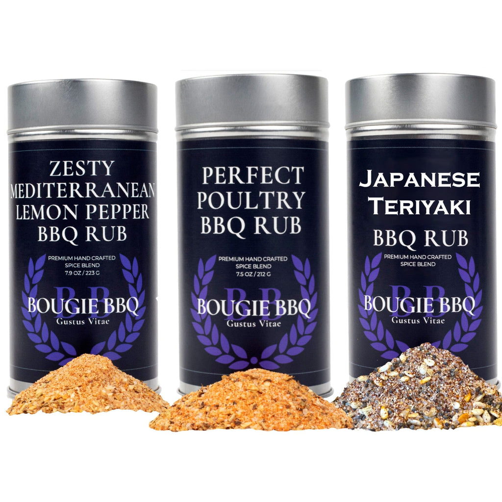 Doug's Deluxe Chicken BBQ Seasonings Collection - 3 Pack for Foodies by Gustus Vitae.