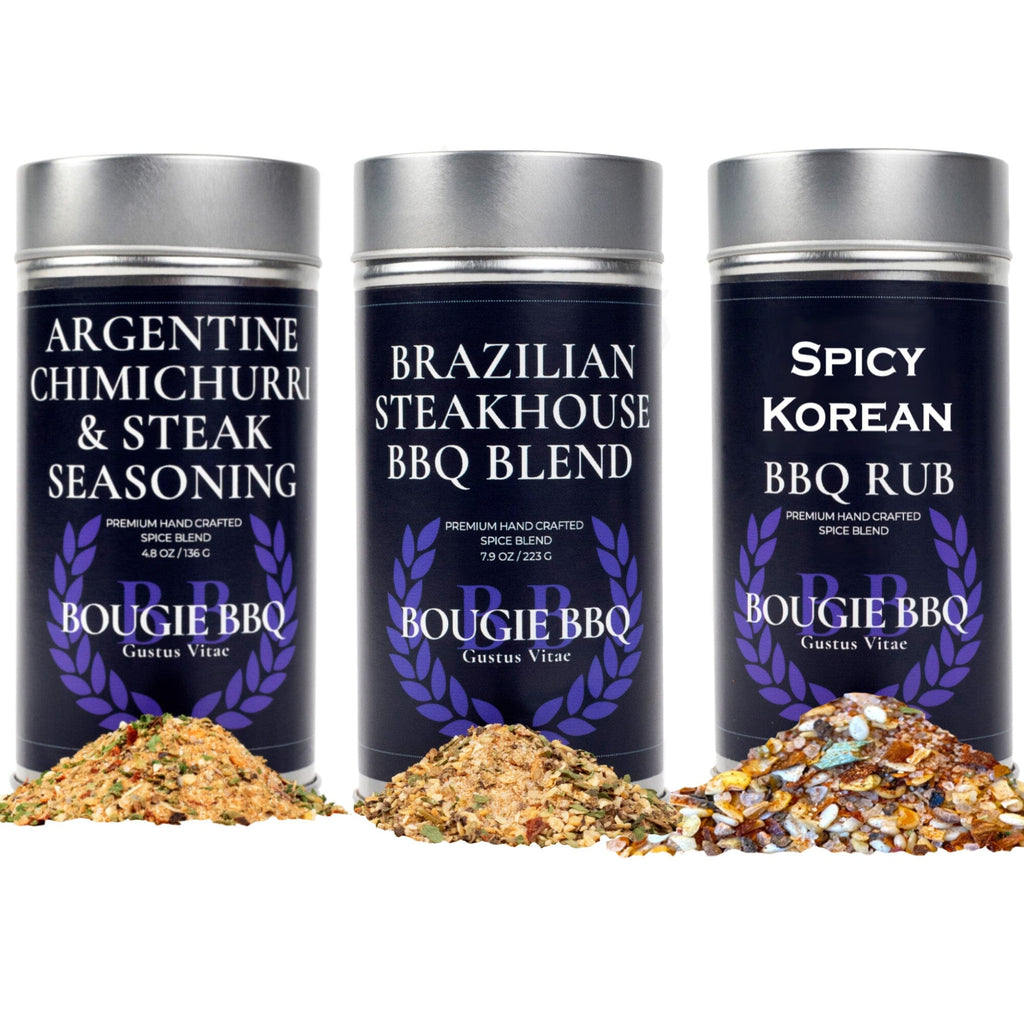 Gustus Vitae Deluxe Meat Lovers BBQ Seasonings Collection - 3 Pack.