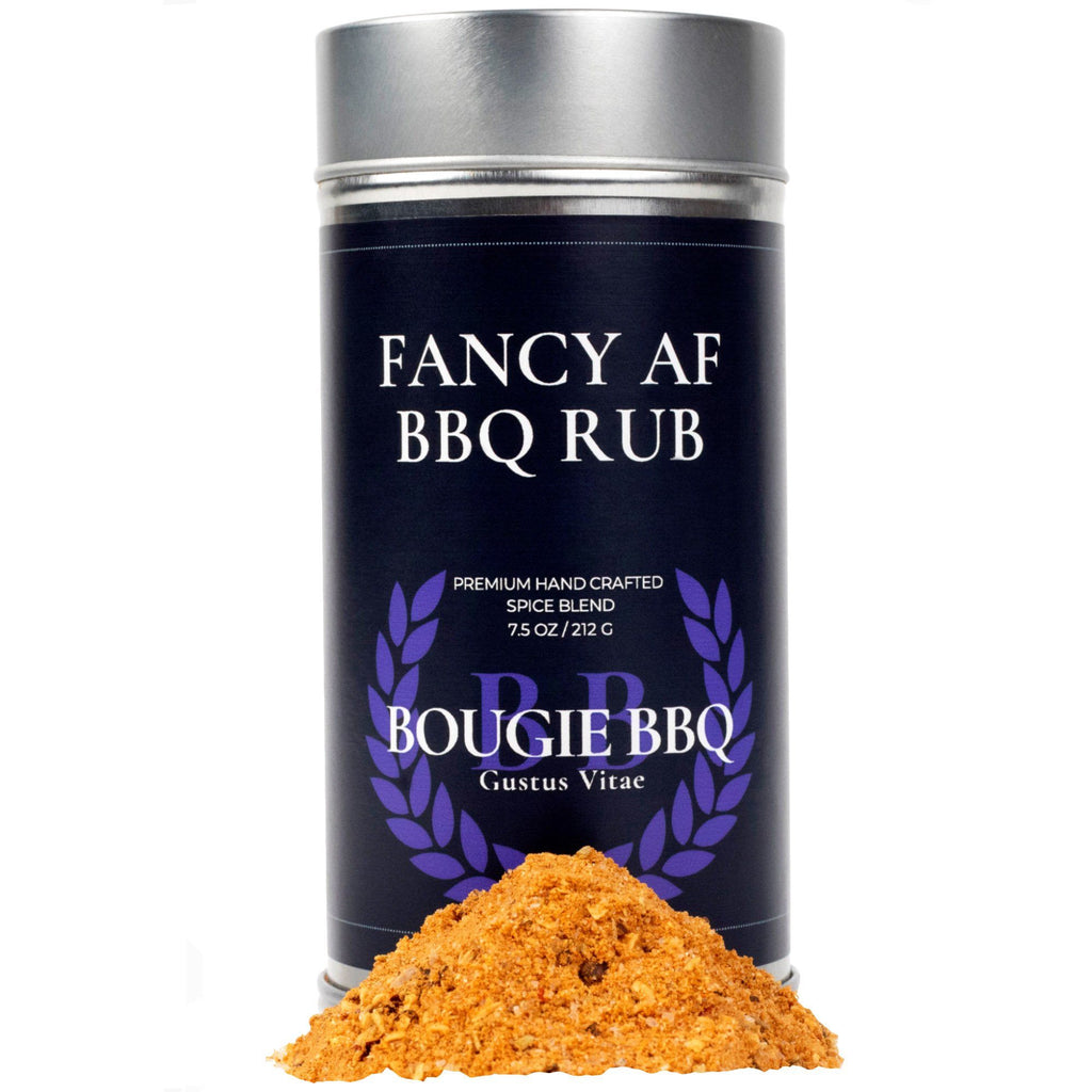 Fancy AF BBQ Rub by Gustus Vitae with premium ingredients.