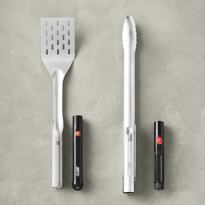 A perfect gift for foodies, the Grill Light Gift 2 Sets from Grillight.com includes a spatula and a spatula, along with the Blade Meat Tenderizer Tool.