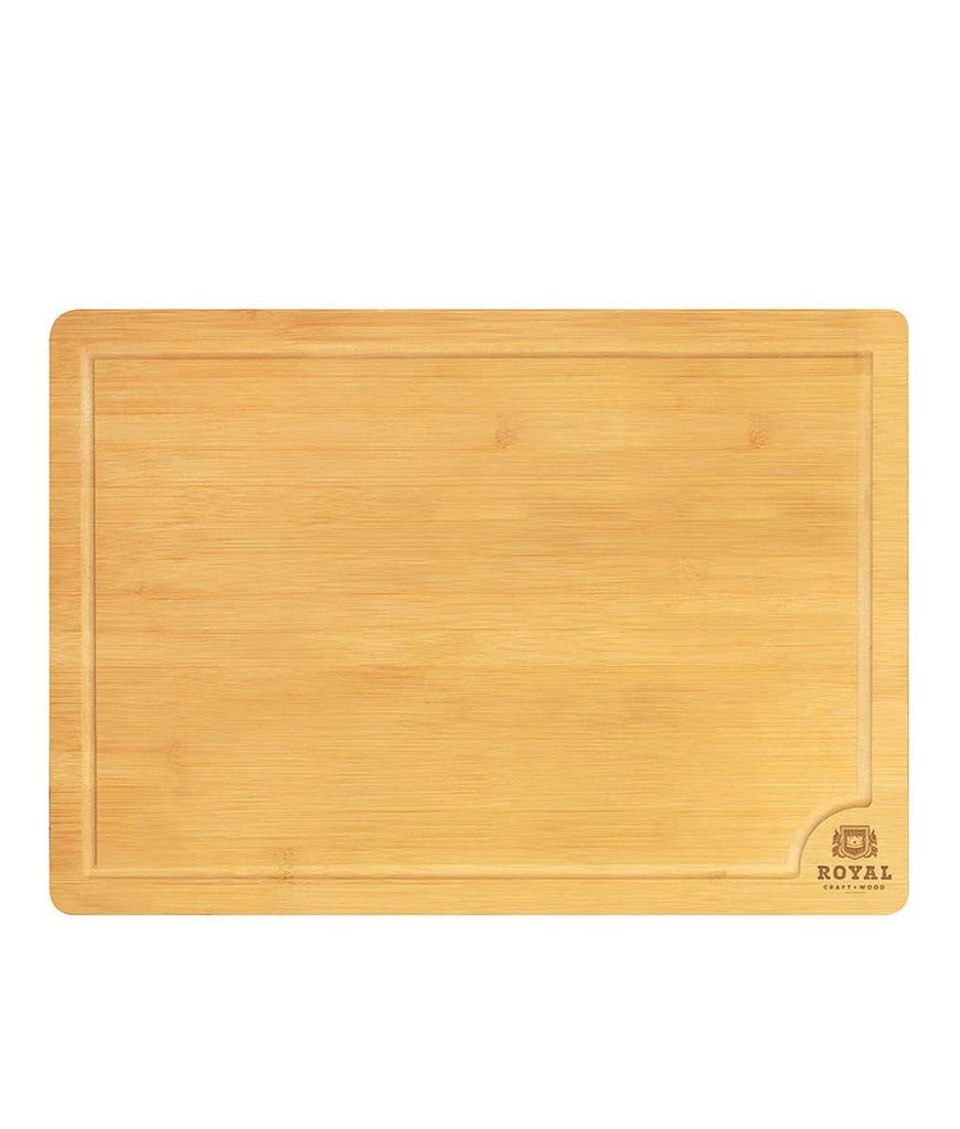 A Large Meat Lovers Cutting Board, 20x14" by Royal Craft Wood on a white background.
