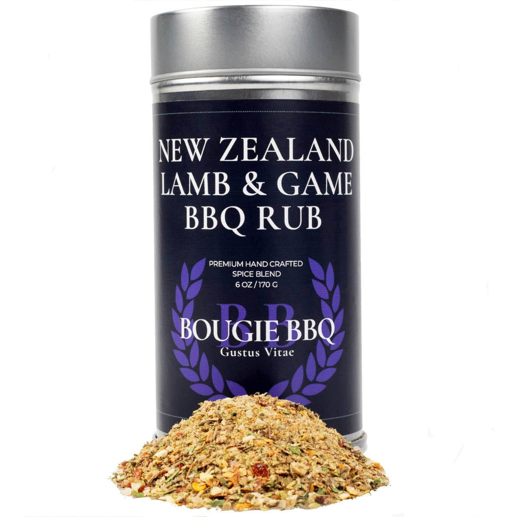 Artisanal New Zealand Lamb & Game BBQ rub by Gustus Vitae with natural ingredients.
