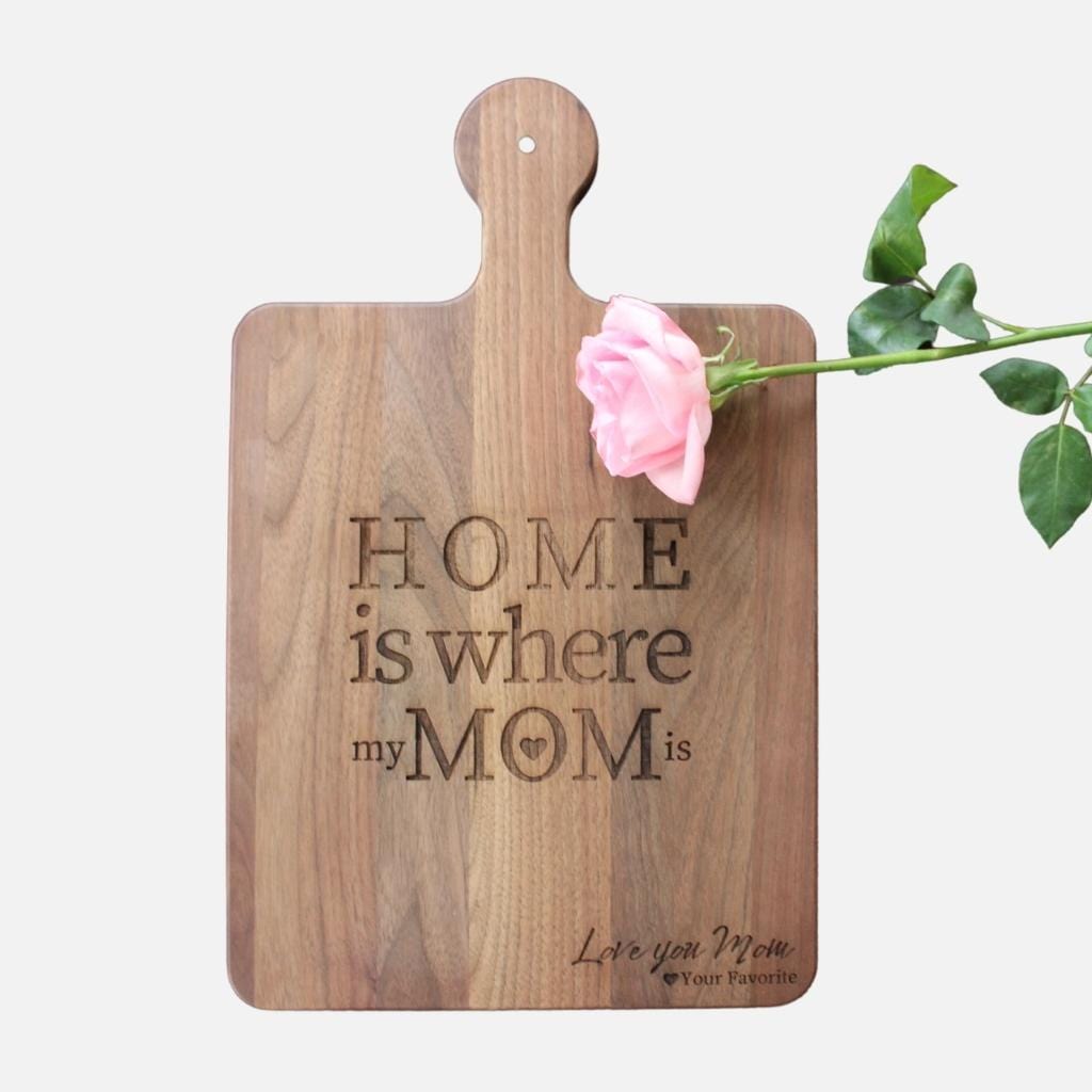 Home is where my Virginia Boys Kitchens Mom's Walnut Cutting Board satisfies the Meat Lovers and Foodies.