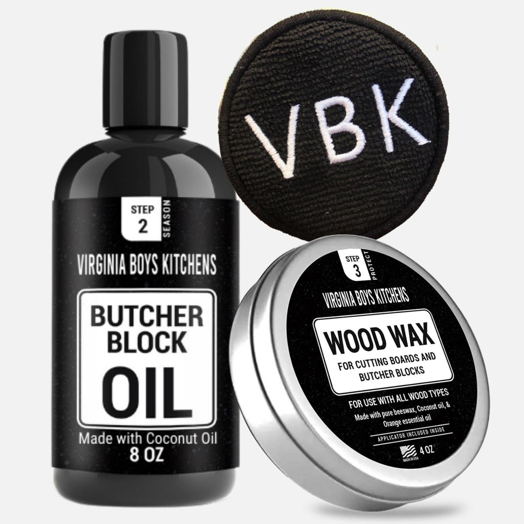 The Basic Care Kit - Oil and Finishing Wax Combo for foodies.