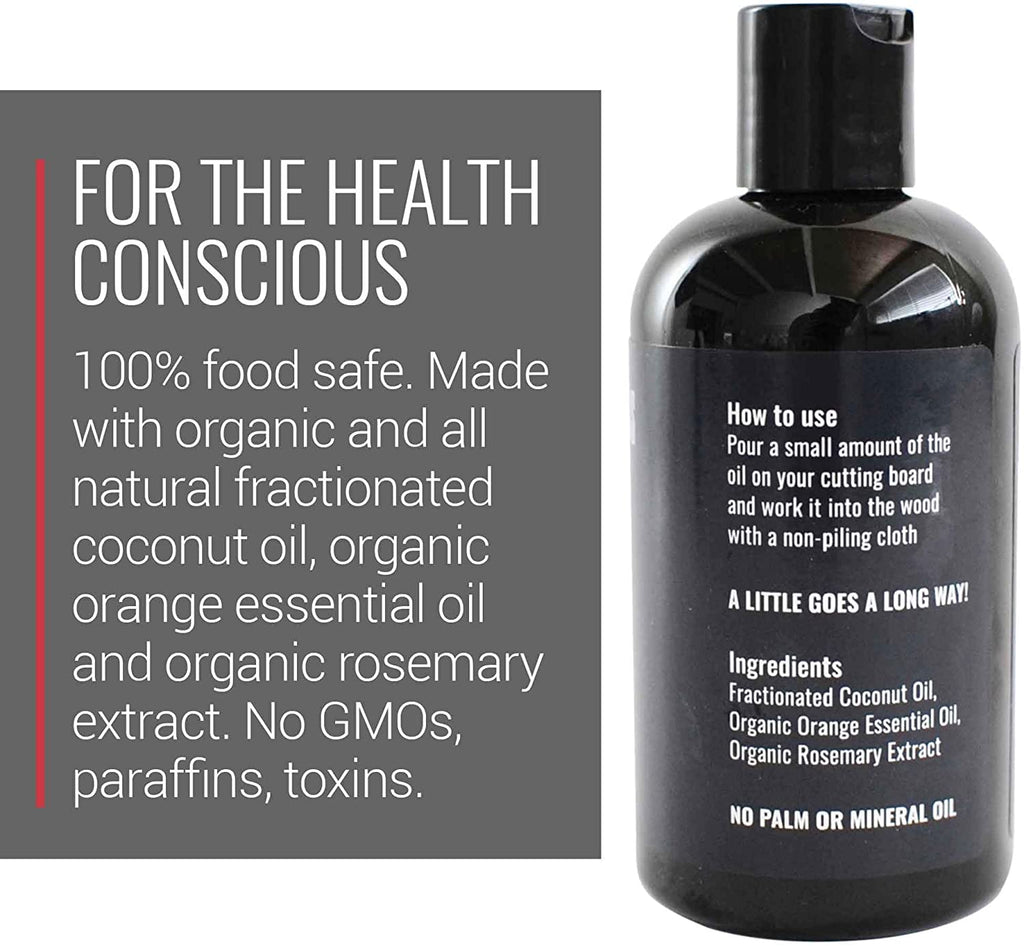 Virginia Boys Kitchens' Clean & Care Kit for Wood Cutting Boards is made with natural and organic ingredients, perfect for health-conscious individuals.